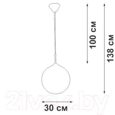 Потолочный светильник Vitaluce V2993-0/1S