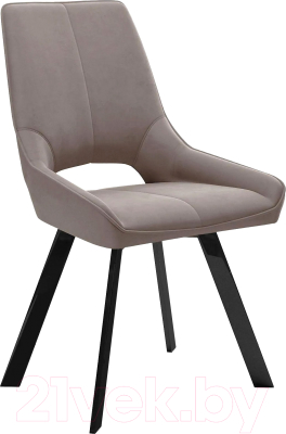 Стул DikLine 268 (микровелюр Z48 капучино/ножки черные) - фото