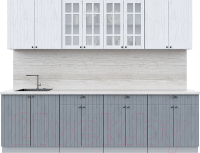 Готовая кухня Интерлиния Берес 2.7А - фото