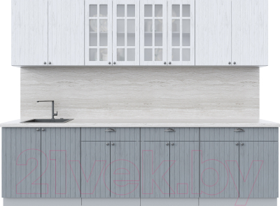 Готовая кухня Интерлиния Берес 2.8А - фото