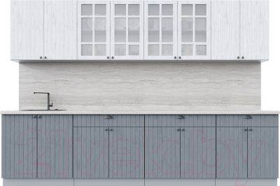 Готовая кухня Интерлиния Берес 3.1А - фото