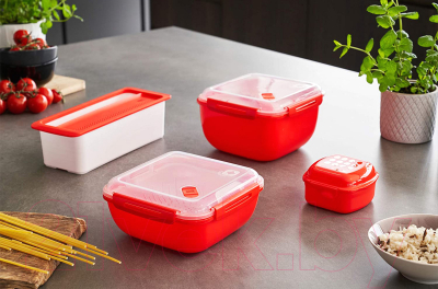 Контейнер Rotho Memory Pasta / 1025102792 (красный)