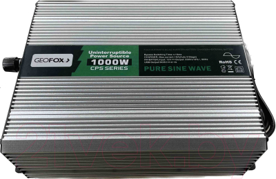 Автомобильный инвертор Geofox P 1000W/12v/CPS