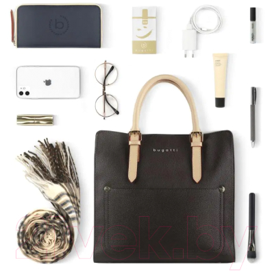 Сумка Bugatti Ella / 49362102 (темно-коричневый)