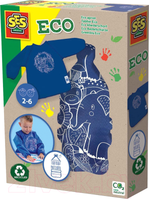 Фартук для творчества SES Creative С рукавами / 24923 - фото