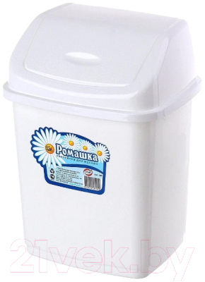 Мусорное ведро Эльфпласт Ромашка EP107 - фото