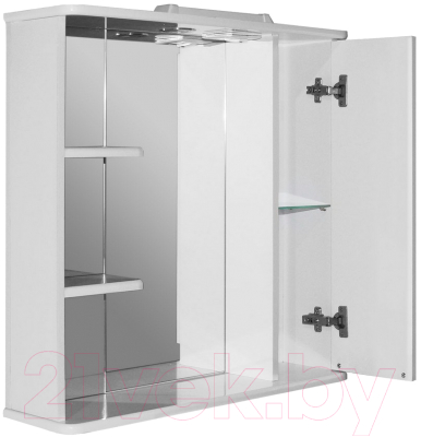 Шкаф с зеркалом для ванной Mixline Этьен 75 R 529941 (с подсветкой)