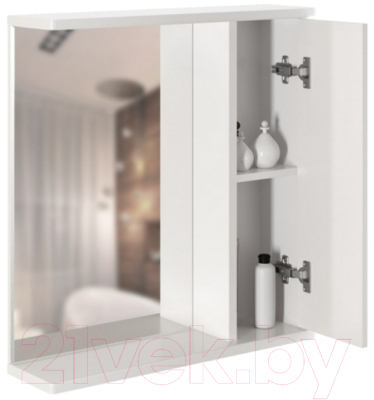 Шкаф с зеркалом для ванной Mixline Росток 65 R 536050