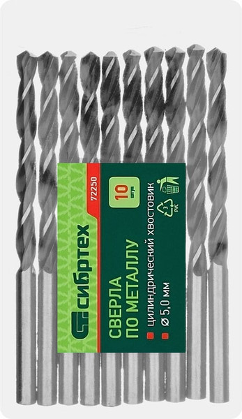 Набор сверл СибрТех 72250 - фото