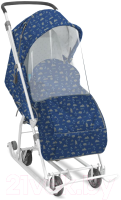 Санки-коляска Ника Наши детки 3-1К / НДТ3-1К/1 - фото