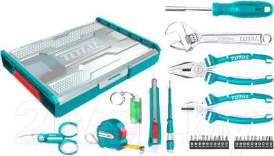 Универсальный набор инструментов TOTAL THKTV02H291 (29шт) - фото