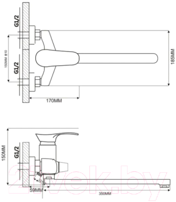 Смеситель Ekko E22001