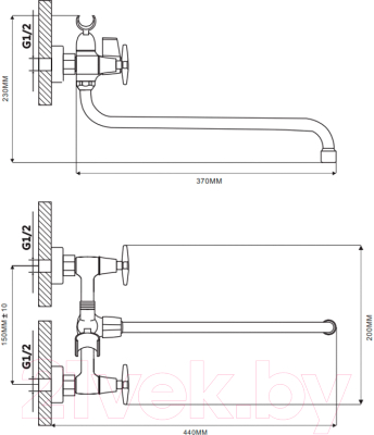Смеситель Ekko E26020-1