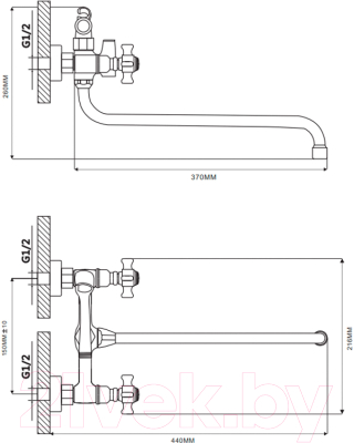 Смеситель Ekko E26024