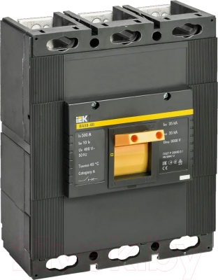 Выключатель автоматический IEK ВА88-40 3п 500А 35кА / SVA50-3-0500 - фото