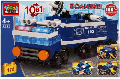 Конструктор Город мастеров Полицейская машина / 3282-JS - фото