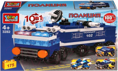 Конструктор Город мастеров Полицейская машина / 3282-JS