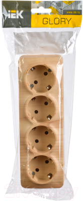 Розетка IEK Glory ERH41-K34-16