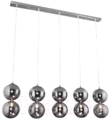 Люстра Евросвет 50092/5 (хром/дымчатый)