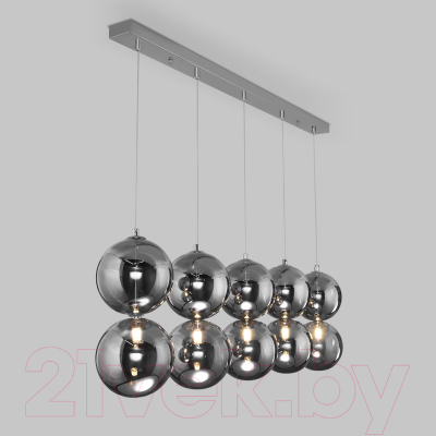 Люстра Евросвет 50092/5 (хром/дымчатый)