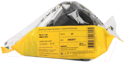 Розетка IEK Омега PKR22-016-2-K02