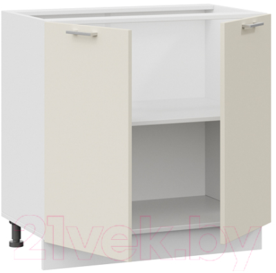 Шкаф-стол кухонный ТриЯ Габриэлла 1Н8 (белый/крем)