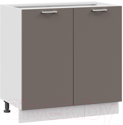 Шкаф-стол кухонный ТриЯ Габриэлла 1Н8 (белый/муссон) - фото