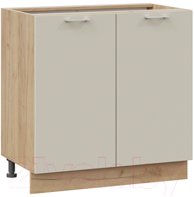 Шкаф-стол кухонный ТриЯ Габриэлла 1Н8 (дуб крафт золотой/крем) - фото