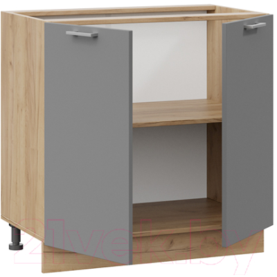 Шкаф-стол кухонный ТриЯ Габриэлла 1Н8 (дуб крафт золотой/титан)