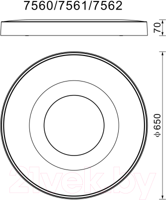Потолочный светильник Mantra Coin 7562