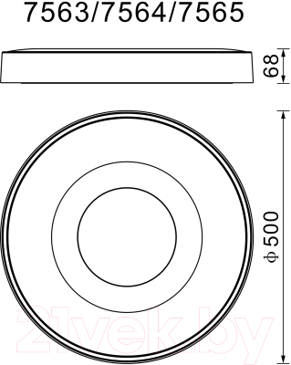 Потолочный светильник Mantra Coin 7563