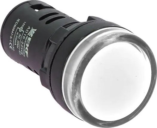 Лампа сигнальная EKF AD16-22HS / ledm-ad16-w - фото