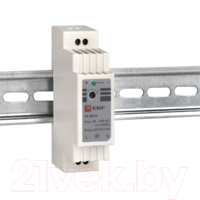 Блок питания на DIN-рейку EKF PROxima DR-15W-24