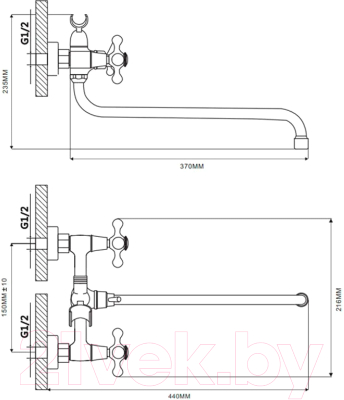 Смеситель Maxonor MN2208