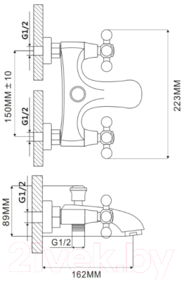Смеситель Ekko by Maxonor MN3119-4