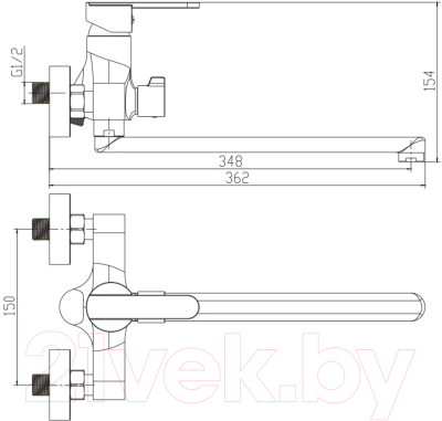 Смеситель Maxonor Pure Life MN2274