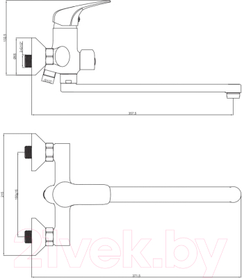 Смеситель Maxonor Pure Life MN2277