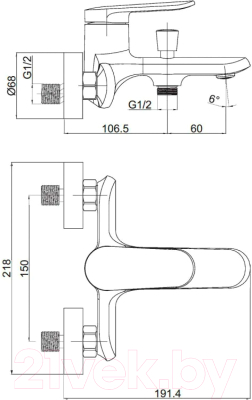 Смеситель Maxonor Pure Life MN3271