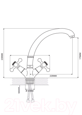 Смеситель Ekko E42019