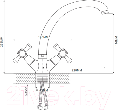 Смеситель Ekko E42332