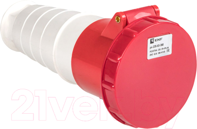 Розетка кабельная EKF Ps-235-63-380