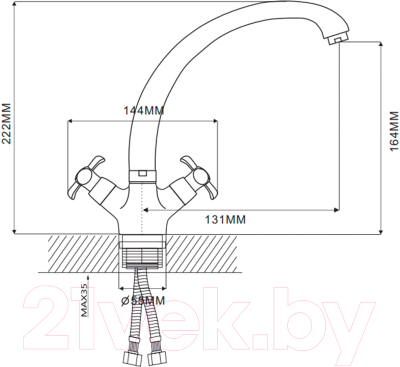 Смеситель Ekko E42731