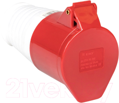 Розетка кабельная EKF Ps-214-16-380 - фото