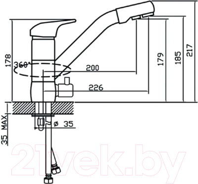 Смеситель Ekko E4304