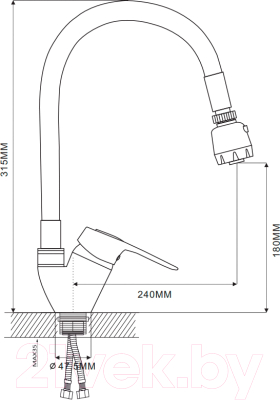 Смеситель Ekko E4336