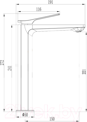 Смеситель Invena BU-01-W04-L