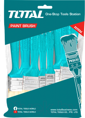 Набор кистей малярных TOTAL THT8450801