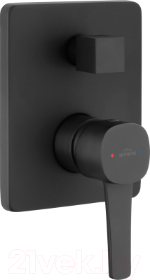 Смеситель Invena BP-02-4K2-V (черный) - фото