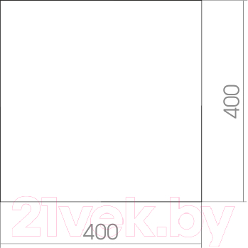 Зеркало Mixline Квадрат 40 525025