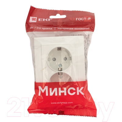 Розетка EKF Basic Минск / ERR16-128-100